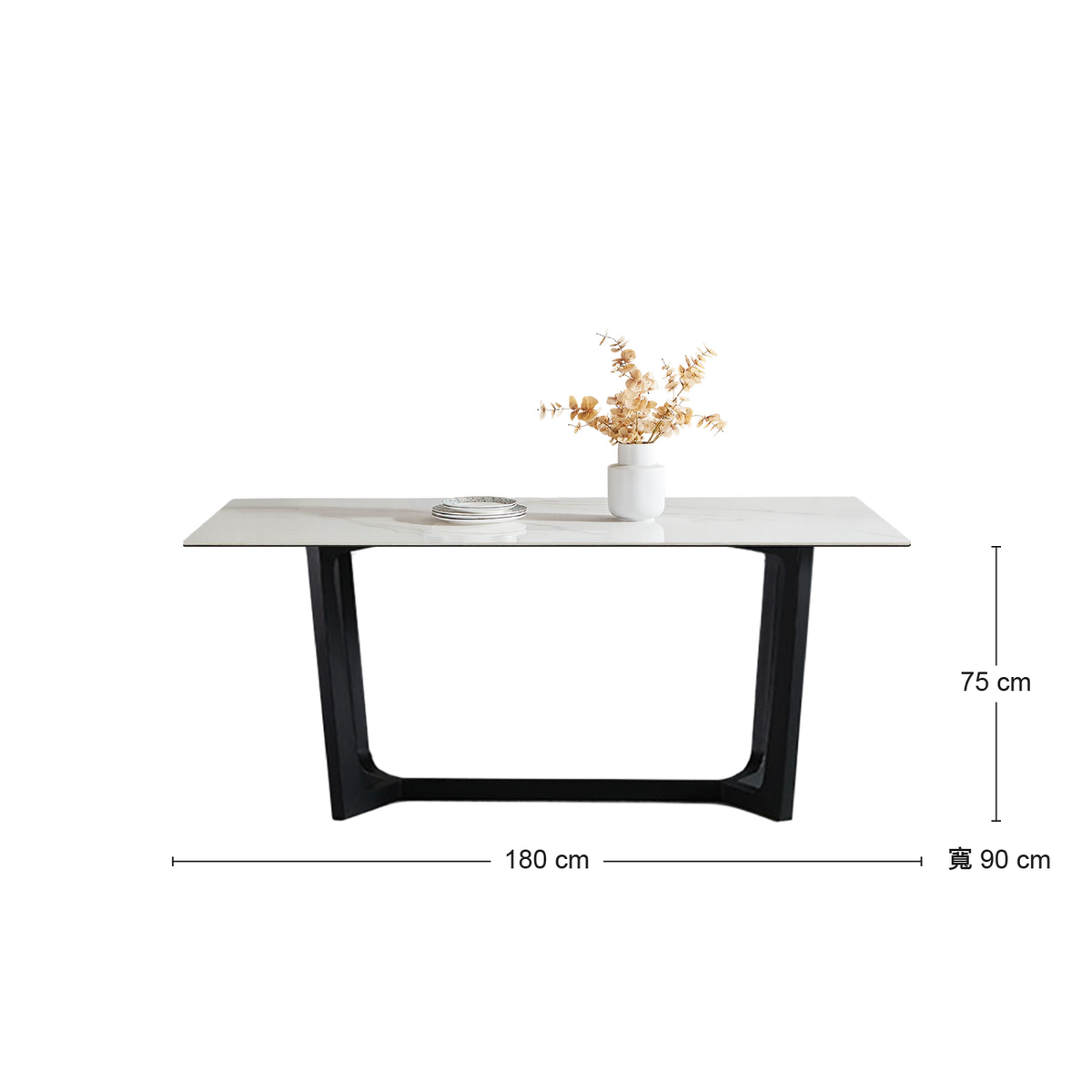 《金標福利品》TORROX 複合岩板餐桌 180公分
