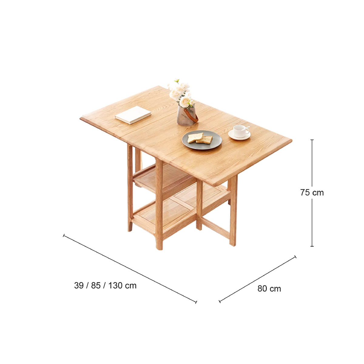 AMBRA 實木延伸餐桌