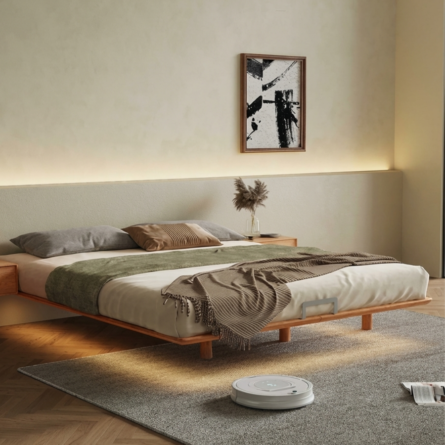 FLOATA 櫻桃木懸浮感床架