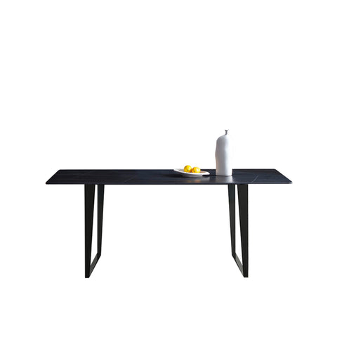 （限量現貨搶購中）IMOLA 岩板餐桌, D型腳座, 160*80 公分, 馬肚形